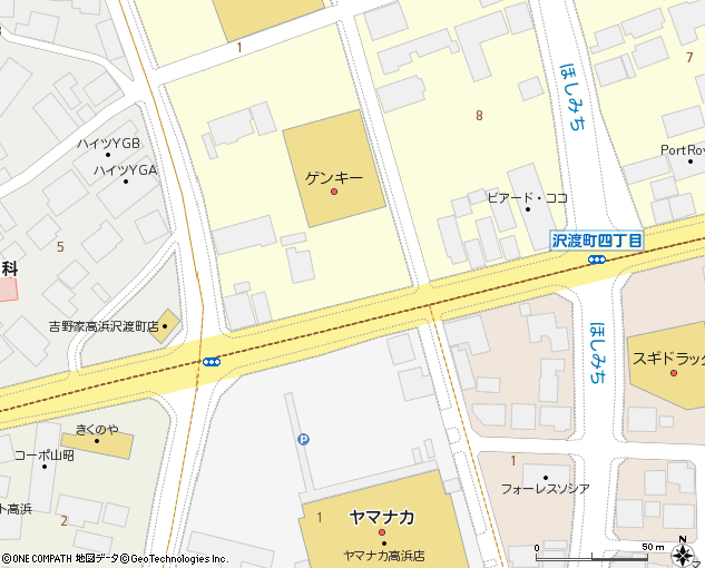 高浜支店付近の地図